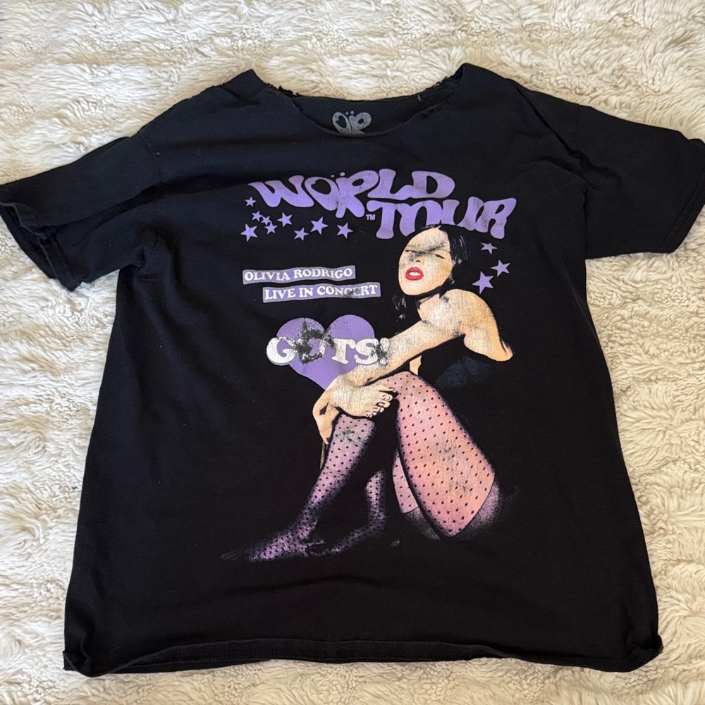 Black Graphic Short Sleeve Tee